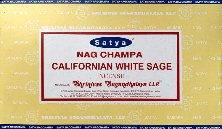 Encens Satya Sauge blanche Californienne